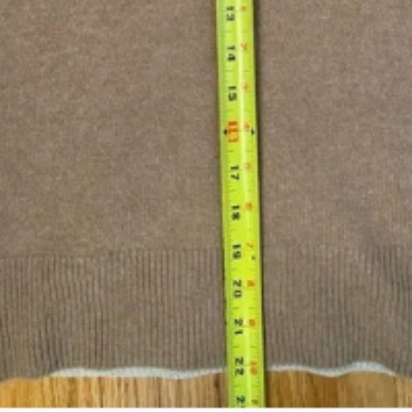 J.Crew Two Tones Beige Wool Sweater Large - Picture 6 of 6